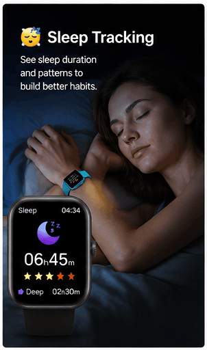 Health Watch Pro showing phone notifications on the wrist